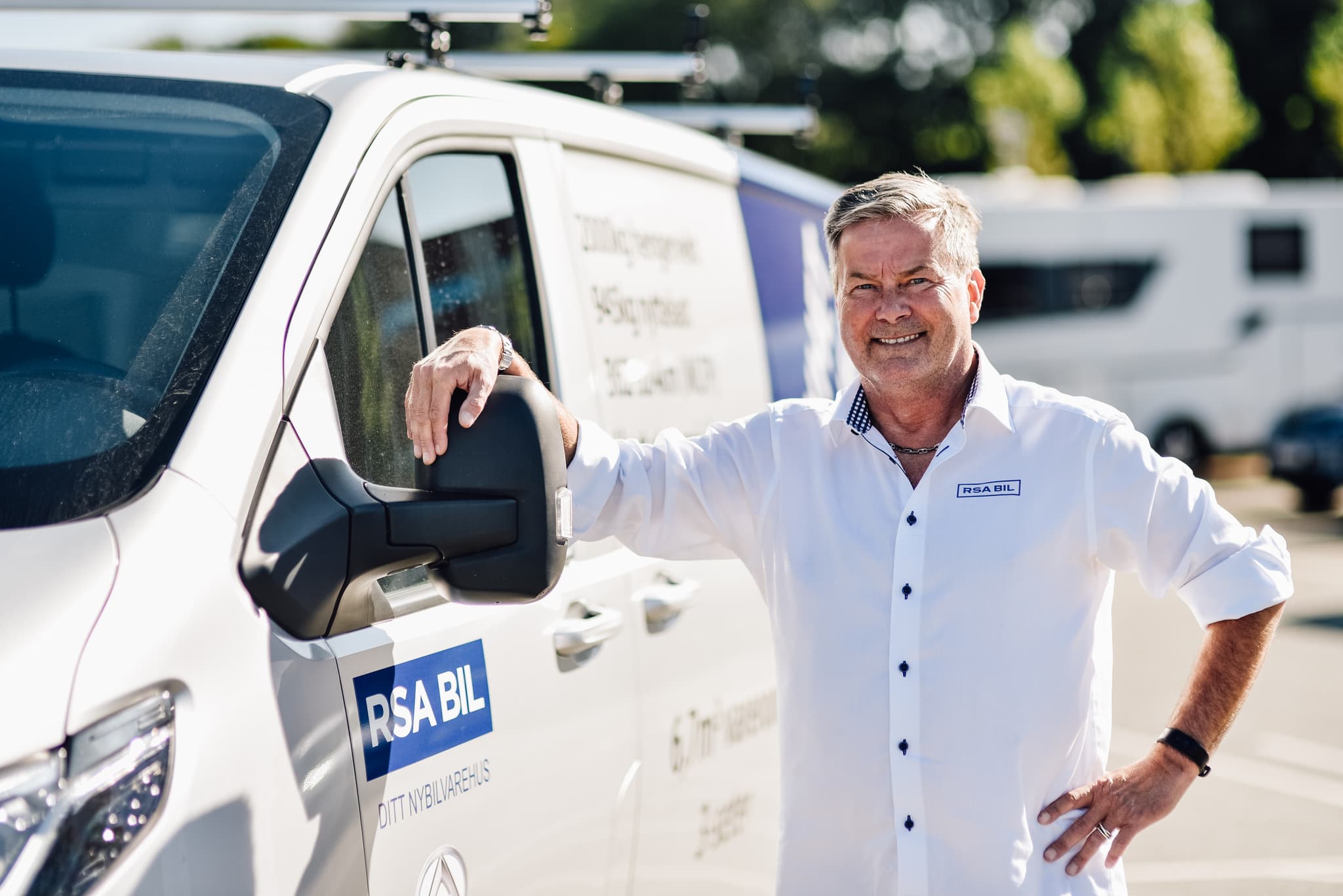 "Erstatningsbil 2.0 fra Hyre har været en ubetinget succes for os," siger Paul-Magnar Wollstadmo fra RSA Bil Forus.